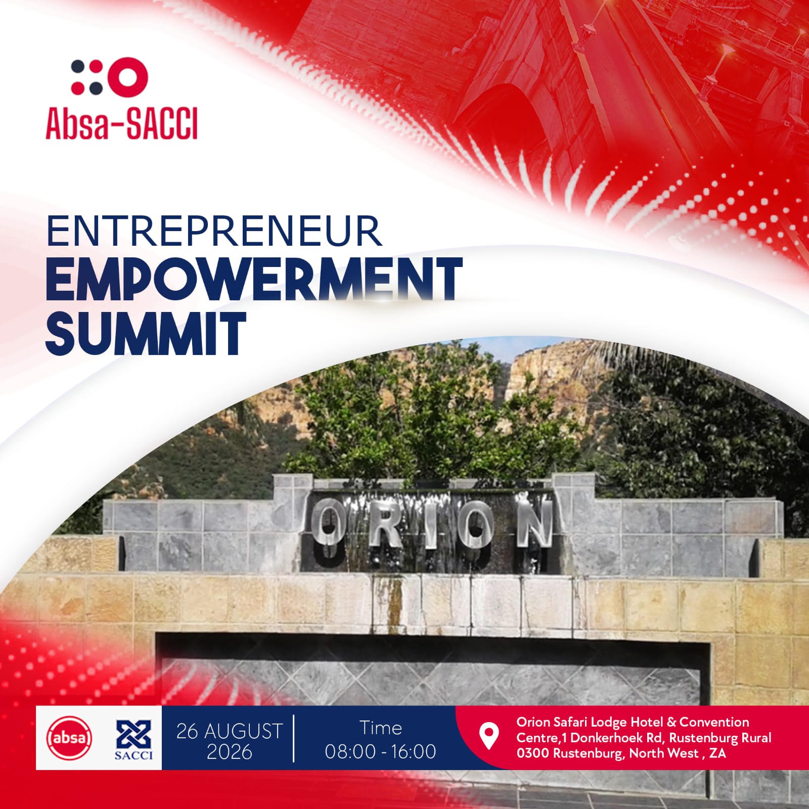 Absa SACCI Entrepreneur Empowerment Summit - Rustenburg - 26 August 2026